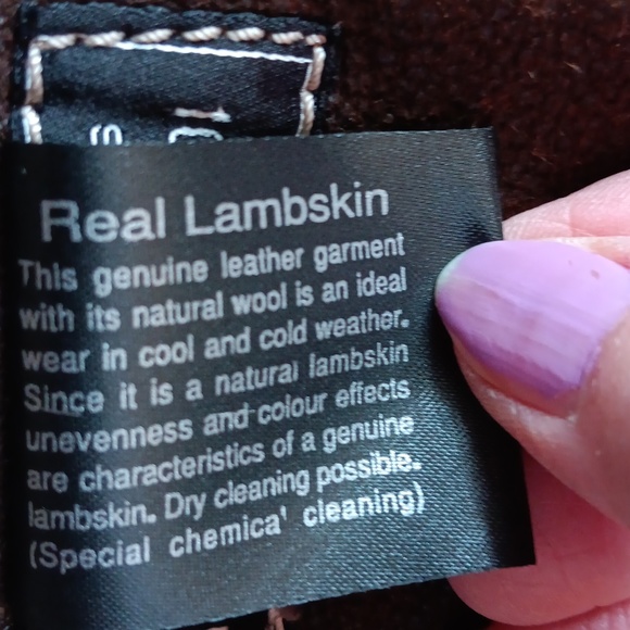 Atlantis genuine shearling jacket with hood EUC - Picture 9 of 10